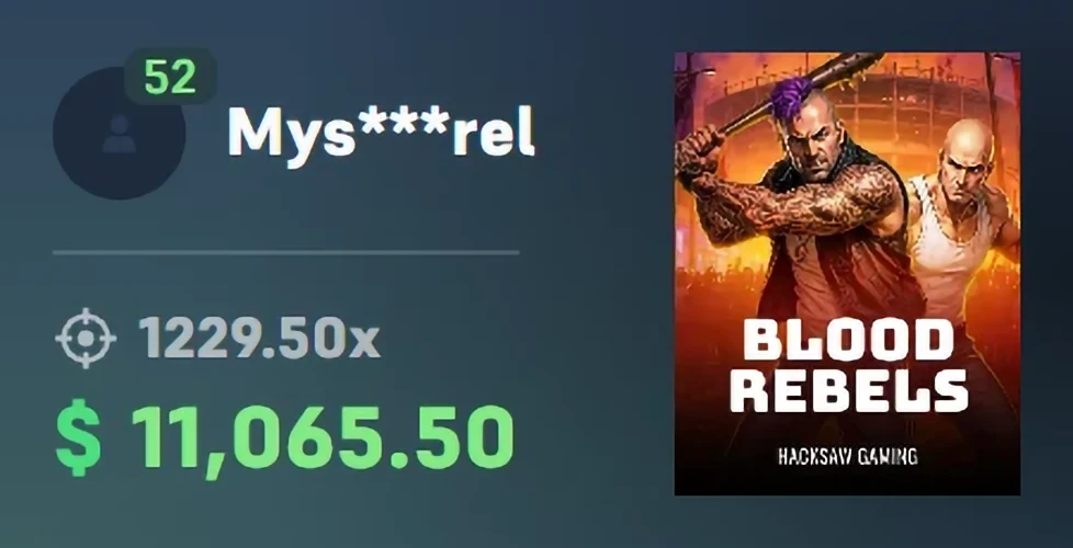 Someone Won 11065 at Blood Rebels - Try It Now
